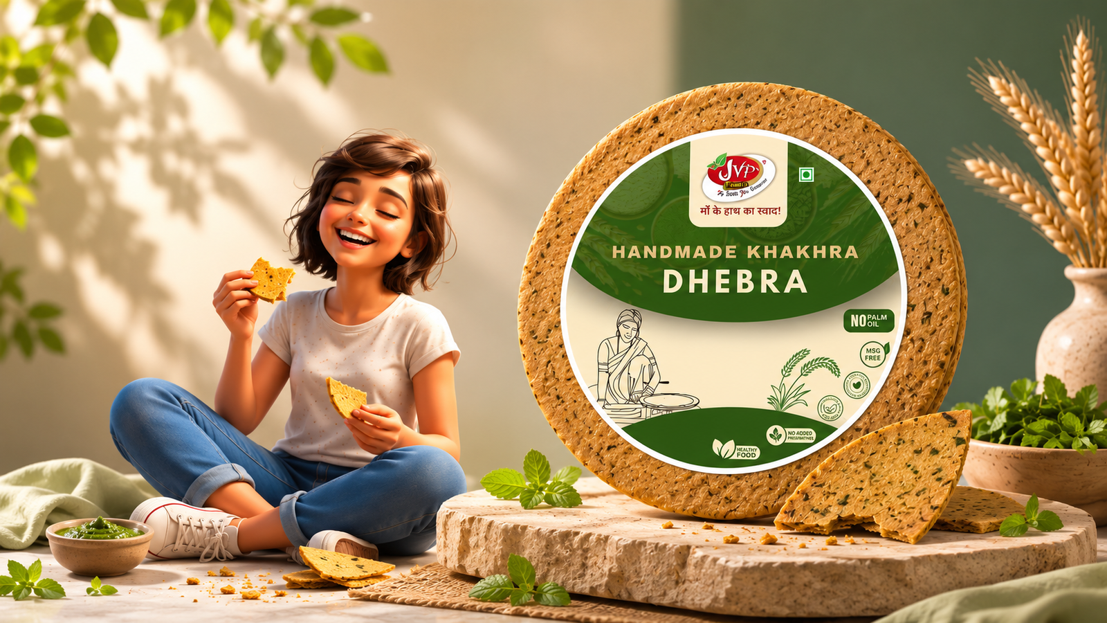JVP Foods Khakhara making process